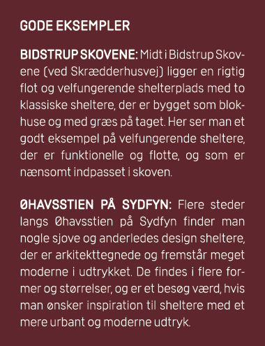 GODE EKSEMPLER Bidstrup Skovene: Midt i Bidstrup Skov ene (ved Skr dderhusvej) ligger en rigtig flot og velfungerende...